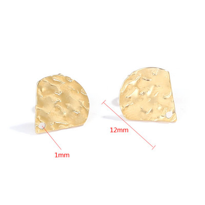 10 τμχ Σκουλαρίκια Σκουλαρίκια Βάση Σκουλαρίκια από ανοξείδωτο ατσάλι Βάση Σκουλαρίκια με μοτίβο σελήνης Σκουλαρίκια DIY Σκουλαρίκια Προμήθειες κατασκευής κοσμημάτων