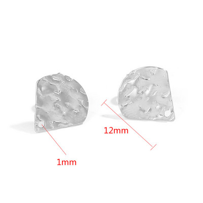 10 τμχ Σκουλαρίκια Σκουλαρίκια Βάση Σκουλαρίκια από ανοξείδωτο ατσάλι Βάση Σκουλαρίκια με μοτίβο σελήνης Σκουλαρίκια DIY Σκουλαρίκια Προμήθειες κατασκευής κοσμημάτων