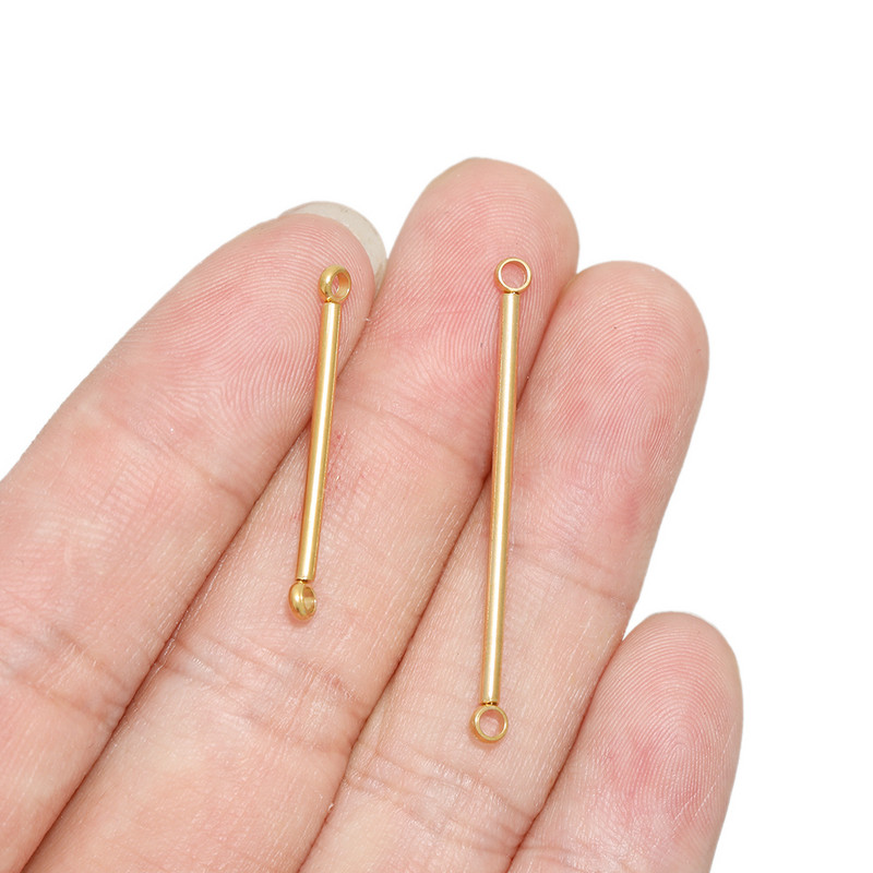 10 kom od nehrđajućeg čelika 20 mm 30 mm štapni konektori pozlaćeni DIY naušnice za izradu nakita ogrlice komponente