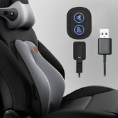 JINSERTA Jastuk za masažu za potporu za vrat Autosjedalica Jastuk za naslon za glavu Simulacija ljudske masaže Automobil za leđa Putovanje Kućni ured