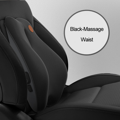 JINSERTA Jastuk za masažu za potporu za vrat Autosjedalica Jastuk za naslon za glavu Simulacija ljudske masaže Automobil za leđa Putovanje Kućni ured