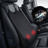 Masaj de spate pentru mașină, pernă de talie, respirabilă din spumă cu memorie, suport pentru cherestea, pentru spate, scaun pentru mașină, birou, ameliorarea durerii