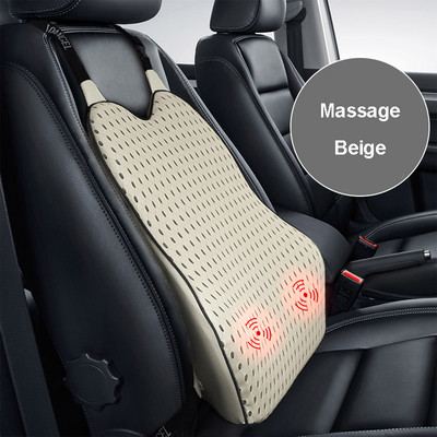 Masaj de spate pentru mașină, pernă de talie, respirabilă din spumă cu memorie, suport pentru cherestea, pentru spate, scaun pentru mașină, birou, ameliorarea durerii