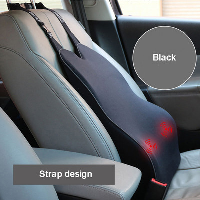 Masaj de spate pentru mașină, pernă de talie, respirabilă din spumă cu memorie, suport pentru cherestea, pentru spate, scaun pentru mașină, birou, ameliorarea durerii