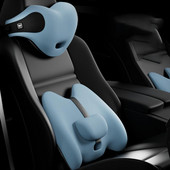 Jastuk za masažu vrata u automobilu Jastuk za lumbalnu potporu Auto sjedalo Putovanje Opuštanje Glava Potpora za struk Simulacija Masaža ljudskim vibracijama