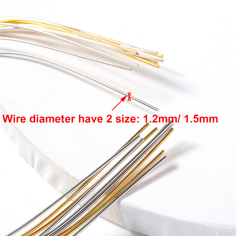 10db 1,2/1,5mm szélességű fém fejpánt alap acél drót gyöngyfűző hajkarika keret barkács menyasszony lányoknak gyöngy haj ékszer kiegészítők