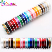 OlingArt 0.3/0.5/0.7/1.0MM vegyes többszínű opciók Nylon szál/drót/kötél fülbevaló karkötő nyaklánc ékszer készítés