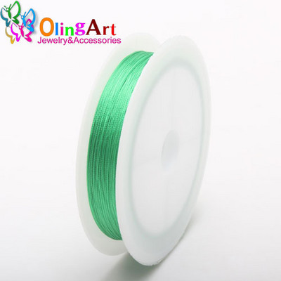 OlingArt 0.3/0.5/0.7/1.0MM vegyes többszínű opciók Nylon szál/drót/kötél fülbevaló karkötő nyaklánc ékszer készítés