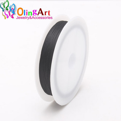 OlingArt 0.3/0.5/0.7/1.0MM vegyes többszínű opciók Nylon szál/drót/kötél fülbevaló karkötő nyaklánc ékszer készítés