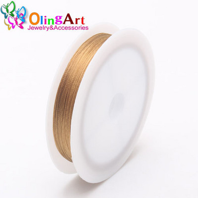 OlingArt 0.3/0.5/0.7/1.0MM vegyes többszínű opciók Nylon szál/drót/kötél fülbevaló karkötő nyaklánc ékszer készítés