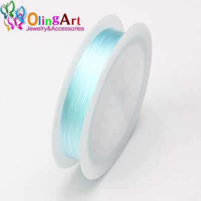 OlingArt 0.3/0.5/0.7/1.0MM vegyes többszínű opciók Nylon szál/drót/kötél fülbevaló karkötő nyaklánc ékszer készítés
