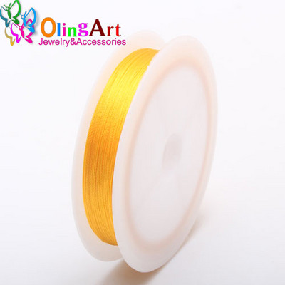 OlingArt 0.3/0.5/0.7/1.0MM vegyes többszínű opciók Nylon szál/drót/kötél fülbevaló karkötő nyaklánc ékszer készítés