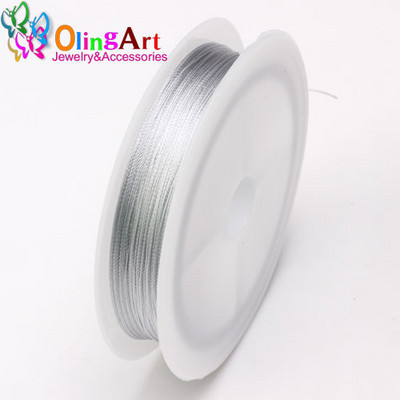 OlingArt 0.3/0.5/0.7/1.0MM vegyes többszínű opciók Nylon szál/drót/kötél fülbevaló karkötő nyaklánc ékszer készítés