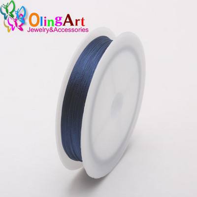 OlingArt 0.3/0.5/0.7/1.0MM vegyes többszínű opciók Nylon szál/drót/kötél fülbevaló karkötő nyaklánc ékszer készítés