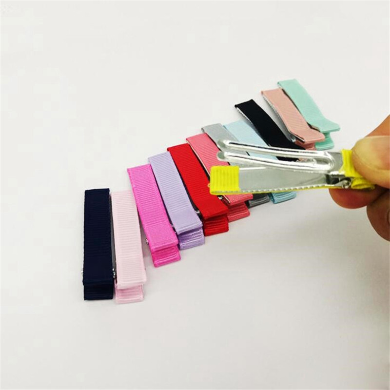 10 buc 10x50mm agrafe de bază pentru confecţionarea de bijuterii, capac de panglică din grosgrain, bricolaj, accesorii pentru păr pentru fetiţe.