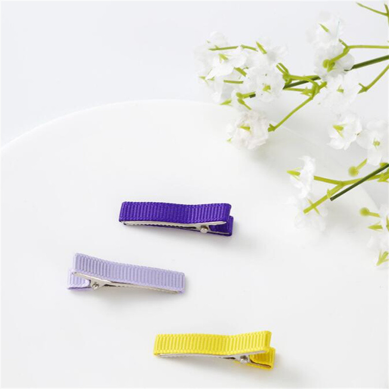 10 buc 10x50mm agrafe de bază pentru confecţionarea de bijuterii, capac de panglică din grosgrain, bricolaj, accesorii pentru păr pentru fetiţe.