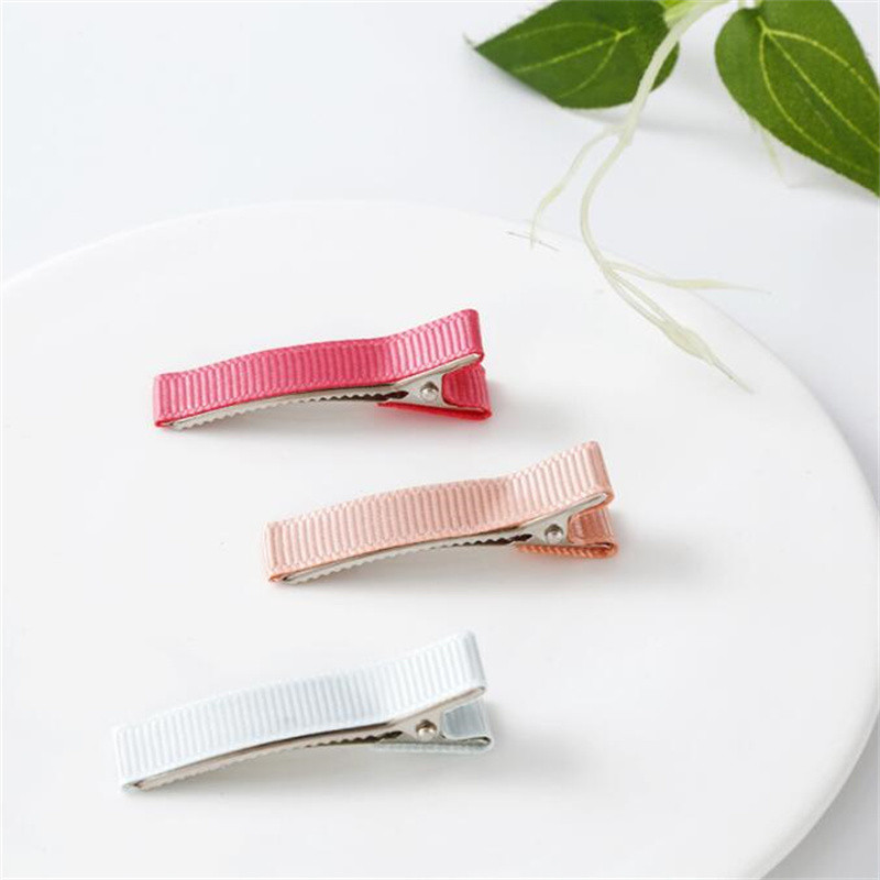 10 buc 10x50mm agrafe de bază pentru confecţionarea de bijuterii, capac de panglică din grosgrain, bricolaj, accesorii pentru păr pentru fetiţe.