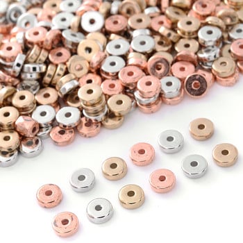 200-600 бр./лот CCB Charm Spacer Beads 6 mm Плоски кръгли свободни мъниста за изработка на бижута Направи си сам Гривна Аксесоари за колие