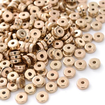 200-600 бр./лот CCB Charm Spacer Beads 6 mm Плоски кръгли свободни мъниста за изработка на бижута Направи си сам Гривна Аксесоари за колие