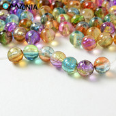 8 12 mm akrilo spalvingos imitacijos akmens karoliukai Blizgučiai rankų darbo laisvi karoliukai papuošalams „Pasidaryk pats“ apyrankės karolių priedai