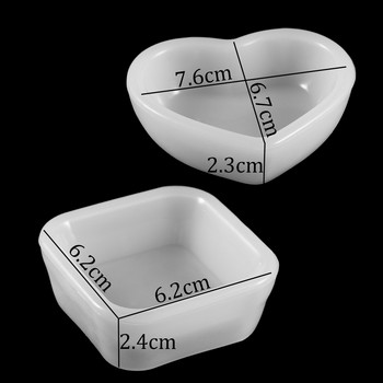 1 бр. Форми за бижута във формата на сърце, епоксидна смола, кръгла чиния, UV епоксидна смола, форми, инструменти за изработване на бижута Направи си сам, находки, аксесоари