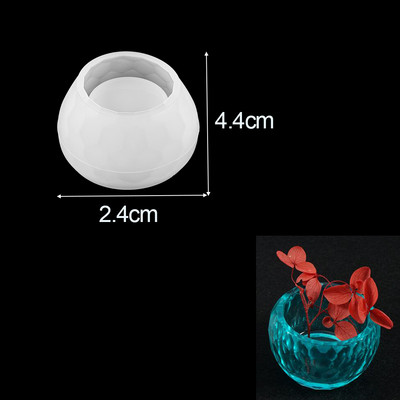 1 buc. Bijuterii în formă de inimă Matrite de turnare epoxidice Vase rotunde Matrite UV din rasina epoxidica Instrumente pentru fabricarea de bijuterii DIY Accesorii