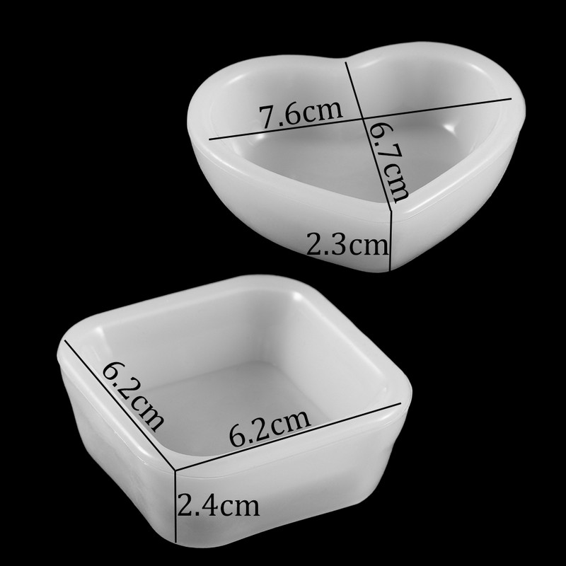 1 buc. Bijuterii în formă de inimă Matrite de turnare epoxidice Vase rotunde Matrite UV din rasina epoxidica Instrumente pentru fabricarea de bijuterii DIY Accesorii