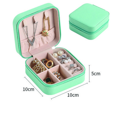 Papuošalų krepšys Mažas žiedas Auskarai Papuošalų dėžutė Papuošalų laikymo dėžutė Nešiojama papuošalų dėžutė Kelionė