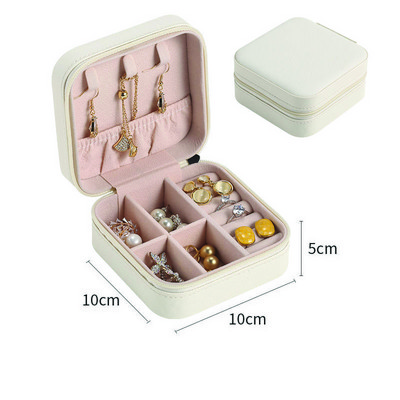 Papuošalų krepšys Mažas žiedas Auskarai Papuošalų dėžutė Papuošalų laikymo dėžutė Nešiojama papuošalų dėžutė Kelionė