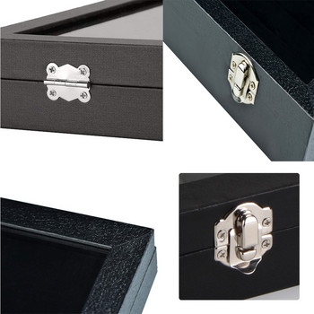 Δαχτυλίδι Θήκη 100 Υποδοχές Δαχτυλίδι Box Organizer Θήκη κοσμημάτων Εμφάνιση αποθήκευσης Συλλεκτικό σκουλαρίκι βιτρίνα Δαχτυλίδι Δίσκος Φορητό κουτί δώρου