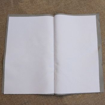 1 ΤΕΜ 25X15cm Suede Fabric Silver Polish Cloth Jewelry Cleaning Gold Platinum Multi Layer Remover Remover