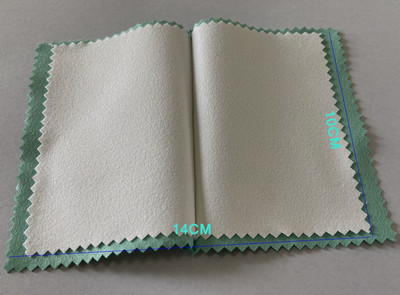 1 bucăți 25X15CM țesătură de piele de căprioară, argint, pânză de lustruire, bijuterii, curățare aur, platină, cu mai multe straturi, pentru îndepărtarea ternurilor