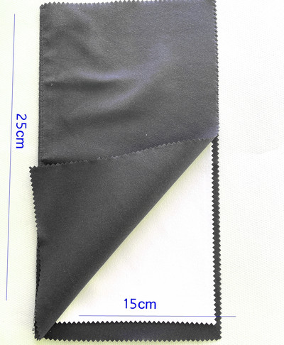 1 bucăți 25X15CM țesătură de piele de căprioară, argint, pânză de lustruire, bijuterii, curățare aur, platină, cu mai multe straturi, pentru îndepărtarea ternurilor