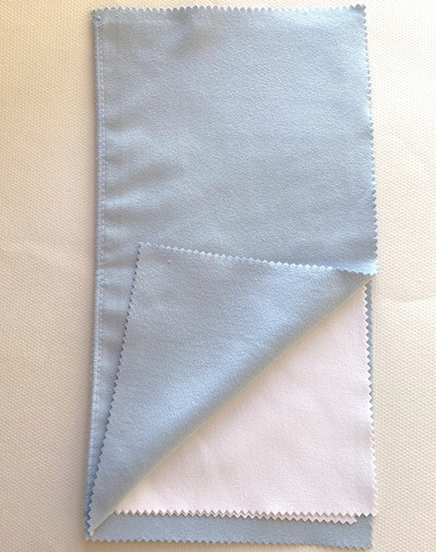 1 bucăți 25X15CM țesătură de piele de căprioară, argint, pânză de lustruire, bijuterii, curățare aur, platină, cu mai multe straturi, pentru îndepărtarea ternurilor