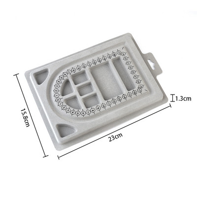 13 stilių Flokuotas karoliukų lenta apyrankėms karolių padėklas karoliukų vėrimo priedai Matavimo įrankiai Amatai papuošalams gaminti „pasidaryk pats“