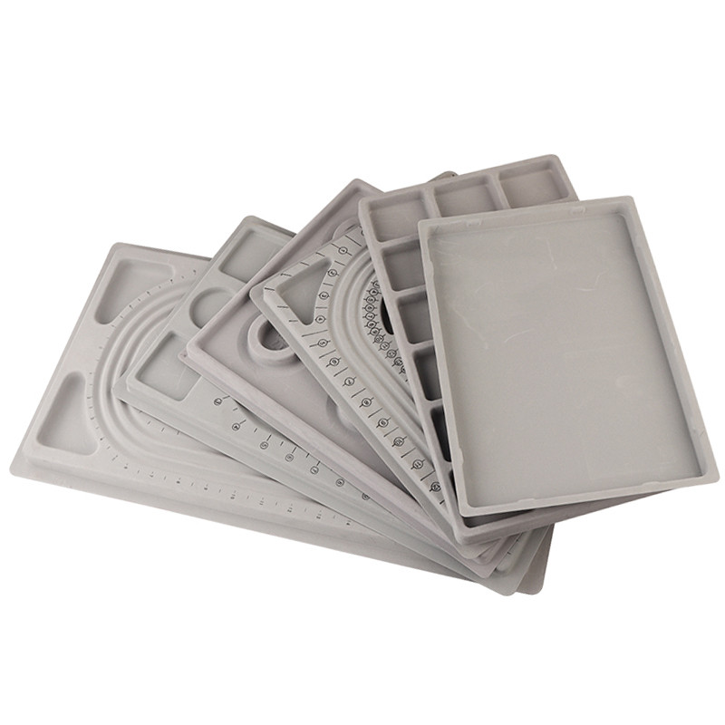 13 stilių Flokuotas karoliukų lenta apyrankėms karolių padėklas karoliukų vėrimo priedai Matavimo įrankiai Amatai papuošalams gaminti „pasidaryk pats“