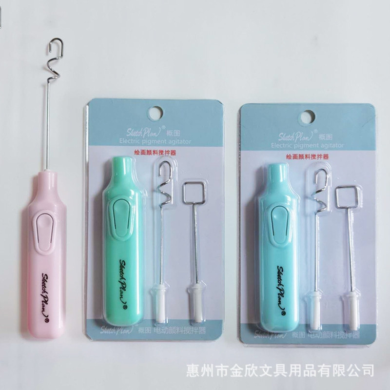 Epoksiidvaigusegisti käsitöö trummel Vahetatav elektriline trummelsegisti käeshoitav akuga töötav epoksüsegamispulk