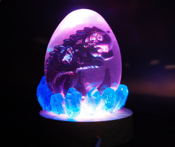 DIY Crystal Silicone Egg Ball Dragon Mold Egg Shaped Light Night Light Set Διακόσμηση σπιτιού Καθρέφτης Εποξειδική φόρμα σιλικόνης για ρητίνη