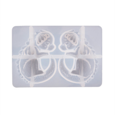 „Pasidaryk pats“ krištolinis silikoninis kiaušinių rutulys „Dragon Mold“ kiaušinio formos naktinės šviesos lempos rinkinys Namų dekoravimo veidrodinė epoksidinė silikoninė forma dervai