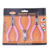 Seturi de clești de bijuterii pandahall Kit de instrumente pentru bijuterii DIY pentru fabricarea de bijuterii Clește cu nas rotund pentru tăiere sârmă Clește pentru tăiere laterală