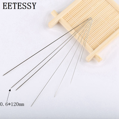 50db/tétel Különböző hosszúságú fém gyöngyfűző tűk ékszerkészítő eszközökhöz Vezérlőzsinór kézzel készített szerszám