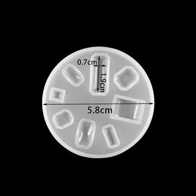 1db szilikon forma fél golyó lapos Cabochon medál gyanta szilikon forma kézzel készített szerszám epoxigyanta formák ékszer készítés