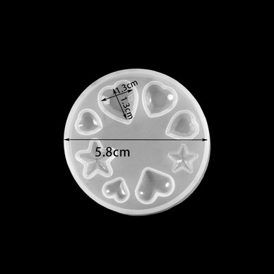 1db szilikon forma fél golyó lapos Cabochon medál gyanta szilikon forma kézzel készített szerszám epoxigyanta formák ékszer készítés