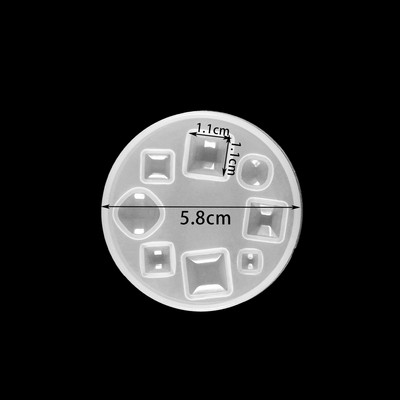 1db szilikon forma fél golyó lapos Cabochon medál gyanta szilikon forma kézzel készített szerszám epoxigyanta formák ékszer készítés