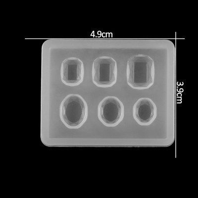 1db szilikon forma fél golyó lapos Cabochon medál gyanta szilikon forma kézzel készített szerszám epoxigyanta formák ékszer készítés