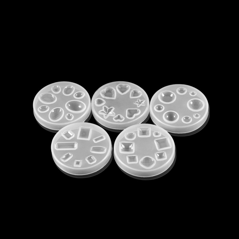 1db szilikon forma fél golyó lapos Cabochon medál gyanta szilikon forma kézzel készített szerszám epoxigyanta formák ékszer készítés