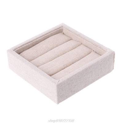 Aksominių papuošalų auskarų žiedas ekrano dėžutės dėklo laikiklis laikymo vitrinos organizatorius D08 20 Dropshipping