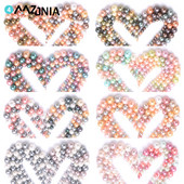 Natūralūs jūros kriauklių perlų karoliukai Tikri kriauklės papuošalams gaminti karoliai pasidaryk pats apyrankės papuošalai didmeninė prekyba 15'' 6/8/10/12 mm