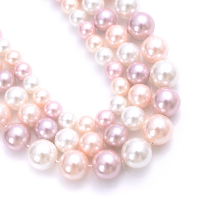 Natūralūs jūros kriauklių perlų karoliukai Tikri kriauklės papuošalams gaminti karoliai pasidaryk pats apyrankės papuošalai didmeninė prekyba 15'' 6/8/10/12 mm