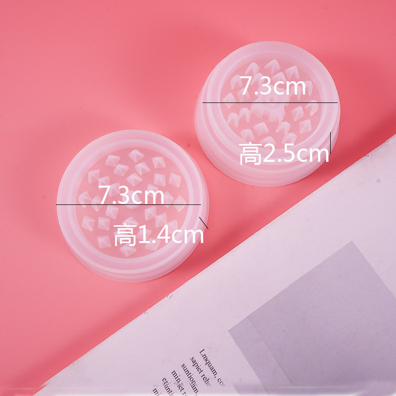 Tabako malūnėlis Lapų Žolelių Žolelių Dūmų Prieskonių Smulkintuvas Silikono Forma „Pasidaryk pats“ Amatų gamybos įrankiai Krištolinė epoksidinės dervos forma